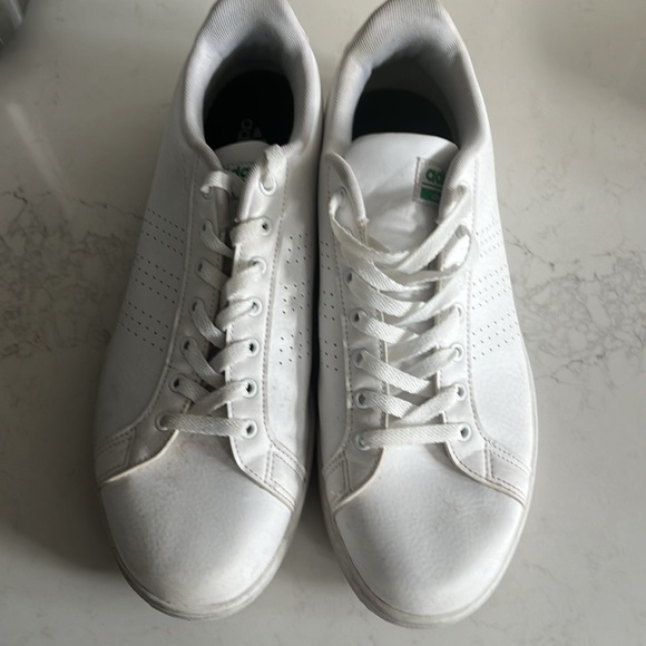 Adidas All White Cloudform Tennis Shoes Size 12 - Picture 2 of 4